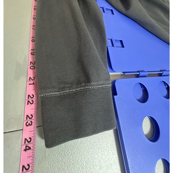 Casuals Roundtree & Yorke Men's L Gray Knit Button Pullover Sweater Henley Winte - Picture 10 of 13